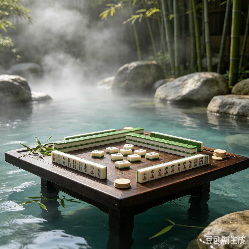 pastel color mahjong tiles