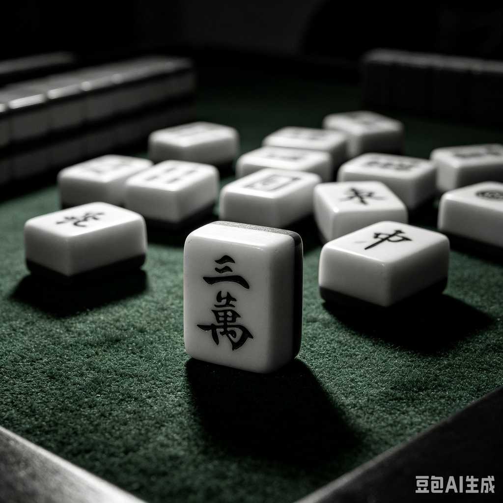 cute mini mahjong tiles set